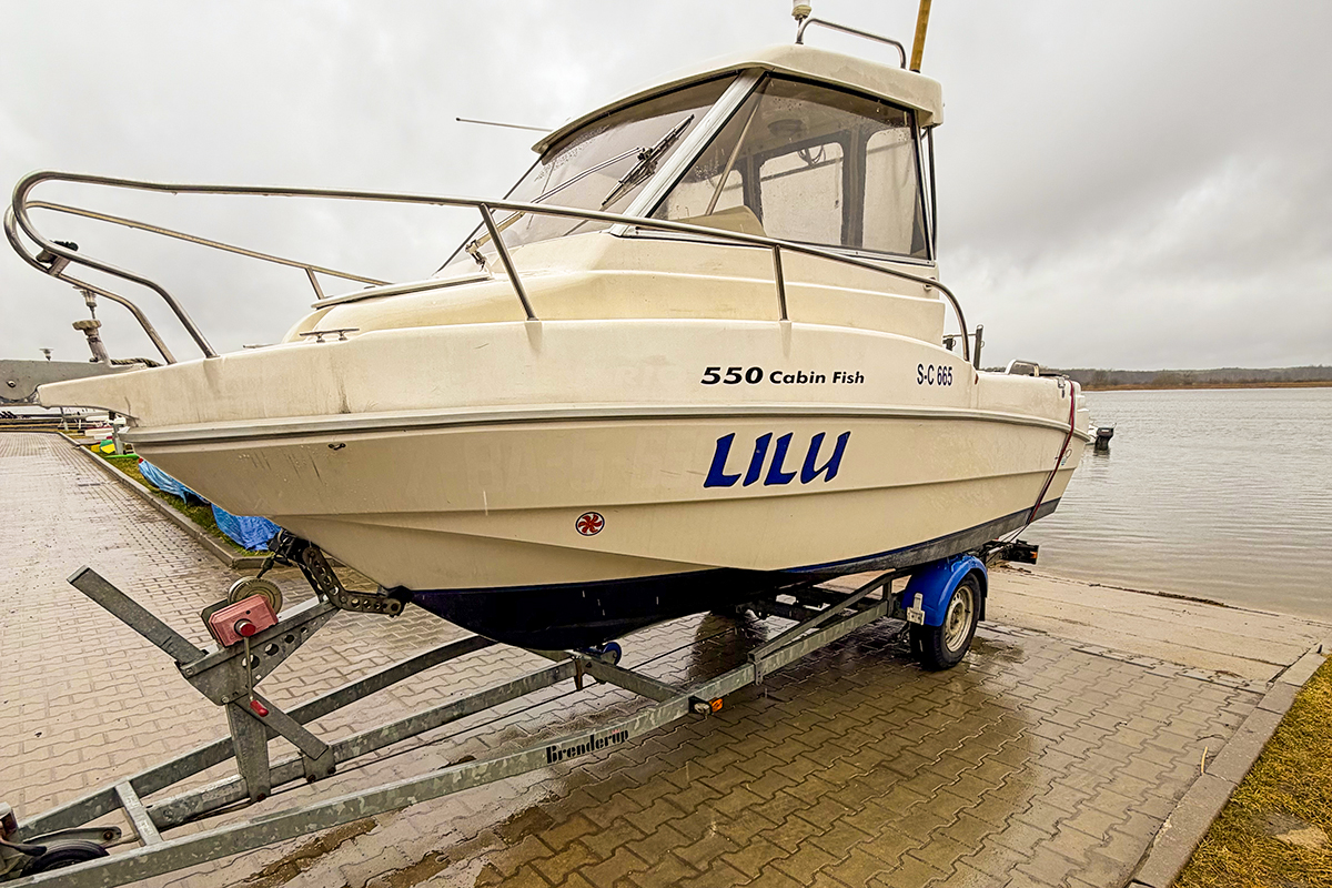 Przyczepa podłodziowa slip